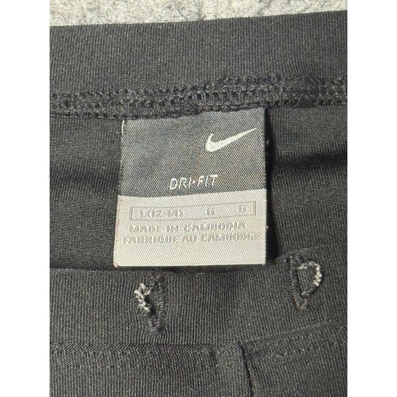 Nike Dri-Fit Cropped Capri Pants Womens Large Black & Pink - Picture 10 of 10